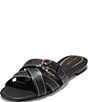 Cole Haan Velma Leather Buckle Slides - Image 4