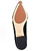 Color:Black Suede - Image 6 - Viola Suede Tie Detail Skimmer Flats