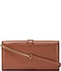 Color:British Tan - Image 2 - Wallet On A Chain Crossbody Bag