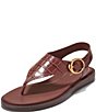 Cole Haan Women's Kami Croc Thong Sandals - Image 4
