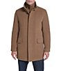 Cole Haan Wool-Blend Plush Car Coat - Image 1