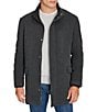 Cole Haan Wool Blend Plush Solid Coat, Color:Charcoal - Image 1