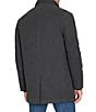 Cole Haan Wool Blend Plush Solid Coat, Color:Charcoal - Image 2