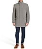 Cole Haan Wool Blend Plush Solid Coat, Color:LT Grey - Image 3
