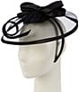 Collection 18 Bow Net Fascinator Hat - Image 1