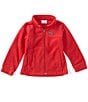 Columbia Little Boys 2T-4T Steens Mt Fleece Jacket, Color:Mountain Red - Image 1