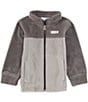Color:City Grey/Shark - Image 1 - Baby Boys 3-24 Months Steens Mt. II Color Block Fleece Jacket