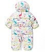 Color:Chalk - Image 2 - Baby Boys Newborn-24 Months Snuggly Dino Bunny™ Bunting