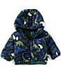 Columbia Baby Double Trouble III Jacket, Color:Rain Forest Collegiate Navy Dinoflauge - Image 2