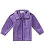 Columbia Baby Girls Benton Springs Solid Fleece Zip Front Jacket - Image 1