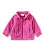 Color:Pink Ice - Image 1 - Baby Girls 3-24 Months Benton Springs Solid Fleece Zip Front Jacket