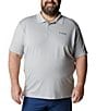 Color:Cool Grey - Image 1 - PFG Big & Tall Low Drag Offshore Short Sleeve Polo Shirt