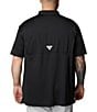 Color:Black - Image 2 - PFG Big & Tall Low Drag Offshore Short Sleeve Polo Shirt