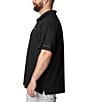Color:Black - Image 3 - PFG Big & Tall Low Drag Offshore Short Sleeve Polo Shirt