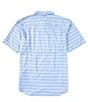 Color:Skyler Chambray Stripe - Image 2 - Big & Tall Silver Ridge™ Utility Lite Novelty Short Sleeve Shirt