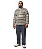 Columbia Big & Tall Sweater Weather Printed Half-Zip Pullover, Color:Dark Stone/Knit Knot - Image 3