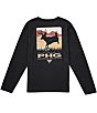 Columbia Big Boys Long Sleeve Graphic Tee - Image 1
