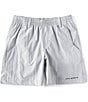 Color:Cool Grey - Image 1 - Boys 4-18 Backcast UPF Hybrid Shorts