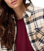 Columbia Calico Basin Stretch Flannel Point Collar Button Front Plaid Shirt, Color:Canoe Mullaid - Image 7