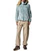 Columbia Fleece Fire Side Sherpa Long Sleeve Cozy Jacket, Color:Crushed Blue - Image 4