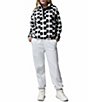 Columbia Helvetia II Sherpa Printed Stand Collar Cropped Half Snap Pullover - Image 3