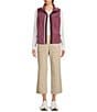 Columbia Helvetia Overlay Woven Stand Collar Button Front Vest - Image 3