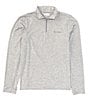 Color:City Grey Heather - Image 1 - Hike Tech Trail Performance Quarter Zip Pullover