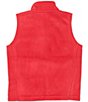 Color:Mountain Red - Image 2 - Little Boys 2T-4T Steens Mt Fleece Vest