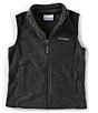 Color:Charcoal Heather - Image 1 - Little Boys 2T-4T Steens Mt Fleece Vest