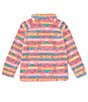 Color:Camellia Rose/Checkered Peaks - Image 2 - Little Girls 2T-4T Benton Springs II Long-Sleeve Printed Fleece Jacket