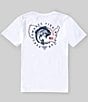 Columbia Little/Big Boys 4-18 Short Sleeve PFG™ Elements Americana Fish Graphic T-Shirt, Color:White - Image 1