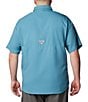 Color:Canyon Blue - Image 2 - PFG Big & Tall Tamiami II Short-Sleeve Solid Shirt