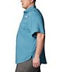 Color:Canyon Blue - Image 3 - PFG Big & Tall Tamiami II Short-Sleeve Solid Shirt