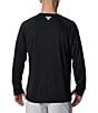 Color:Black/Gulf Stream - Image 2 - PFG Big & Tall Terminal Tackle Long Sleeve T-Shirt