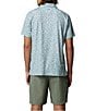 Columbia PFG Super Slacktide II Stretch Fish Print Short Sleeve Polo Shirt - Image 2