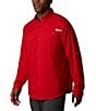 Color:Red Spark - Image 3 - PFG Tamiami II Long-Sleeve Woven Shirt