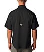Color:Black - Image 2 - PFG Tamiami II Short-Sleeve Solid Shirt