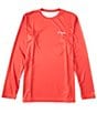 Color:Red Spark/White - Image 2 - PFG Terminal Tackle Fish Flag Long Sleeve Graphic T-Shirt