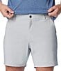 Color:Cool Grey - Image 4 - PFG Uncharted™ 6#double; Inseam Shorts
