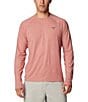 Color:Sandalwood Pink Heather - Image 1 - PFG Uncharted™ Long Sleeve T-Shirt