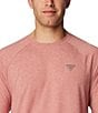 Color:Sandalwood Pink Heather - Image 4 - PFG Uncharted™ Long Sleeve T-Shirt