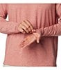 Color:Sandalwood Pink Heather - Image 5 - PFG Uncharted™ Long Sleeve T-Shirt