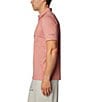Color:Sandalwood Pink Heather - Image 4 - PFG Uncharted™ Short Sleeve Polo Shirt