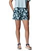 Columbia Sandy River Tropical Print Pull-On Shorts - Image 1