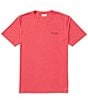 Color:Sunset Red - Image 2 - Short Sleeve PFG™ Fish Flag Tech Performance Graphic T-Shirt