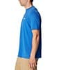 Color:Vivid Blue - Image 3 - Short Sleeve PFG™ Sail Tower Tech Graphic T-Shirt