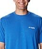 Color:Vivid Blue - Image 5 - Short Sleeve PFG™ Sail Tower Tech Graphic T-Shirt