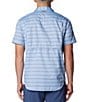 Color:Sky Chambray Stripe - Image 2 - Silver Ridge Utility Short Sleeve Stripe Print Shirt