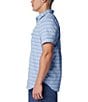 Color:Sky Chambray Stripe - Image 3 - Silver Ridge Utility Short Sleeve Stripe Print Shirt