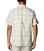 Color:New Mint - Image 2 - Super Slack Tide™ Short Sleeve Ombre Checked Woven Camp Shirt